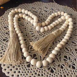 Wood Bead Garland 