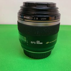 Canon EF-S 60mm f/2.8 Macro Ultrasonic DSLR Lens