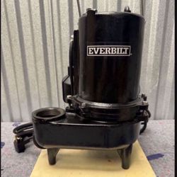 🔥 3/4 HP Sewage Ejector Pump (retail $516)