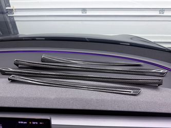 Carbon Fiber Door Trim Model Y Juniper