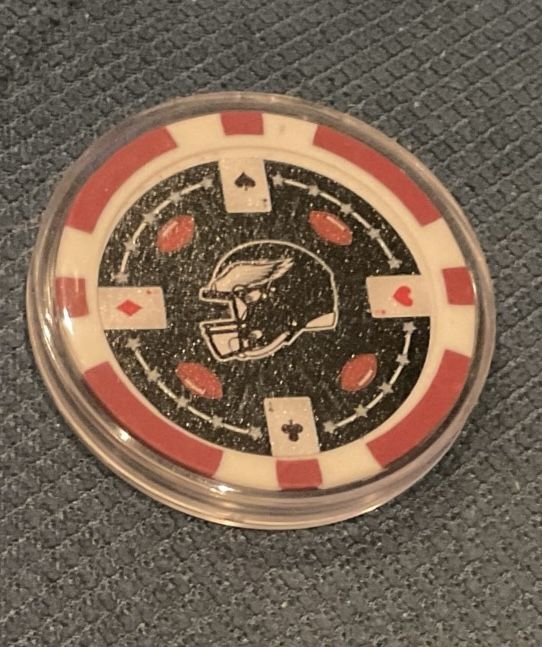 Philadelphia Eagles poker chip