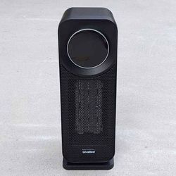 Givebest 1500W compact tower electronic touch panel ceramic element space heater with night light