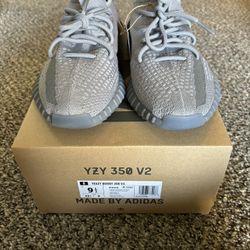 adidas Yeezy Boost 350 V2 Steel Grey Mens 9.5