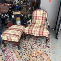 Chair And Leg Stool