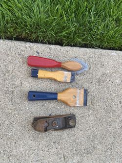 Vintage Scrappers And Plane (tools)