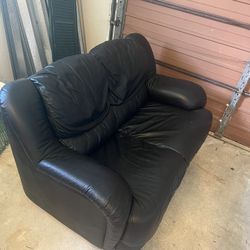 A Black Couch