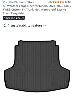 All Weather cargo liner Kia K5/Hyundai Sonata