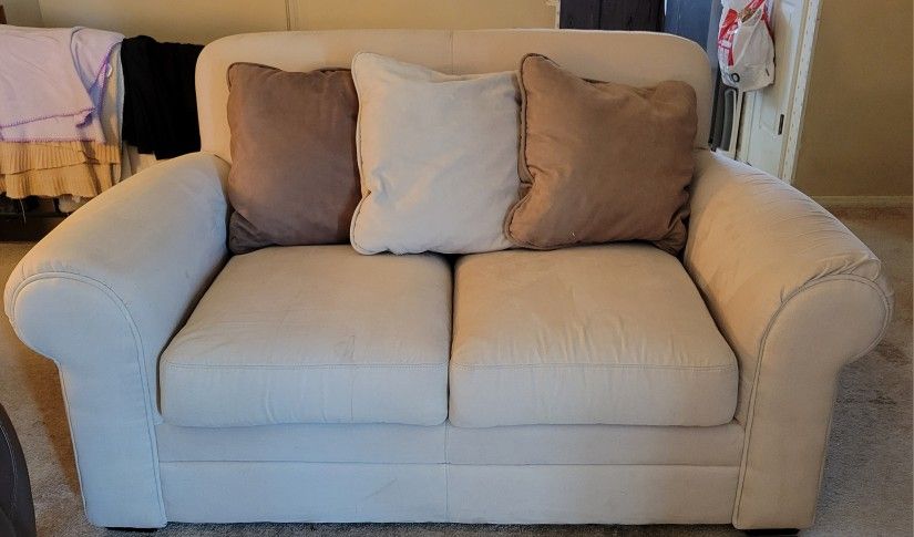 Microfiber Loveseat and Chair