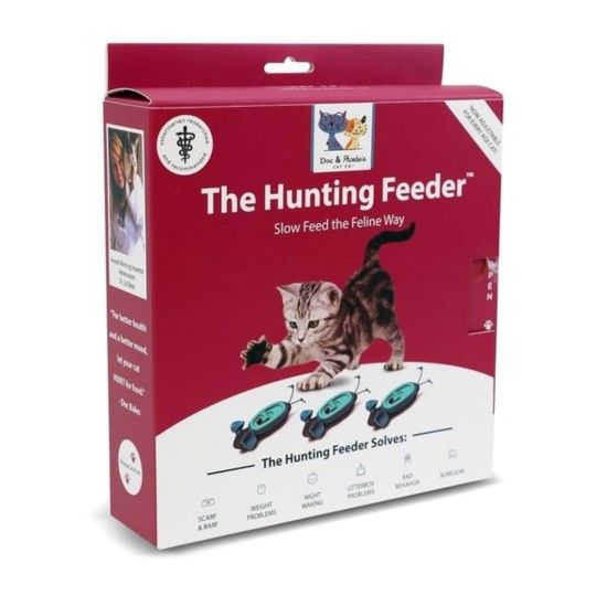 Doc & Phoebe's Cat Co. Indoor Hunting Feeder Kit