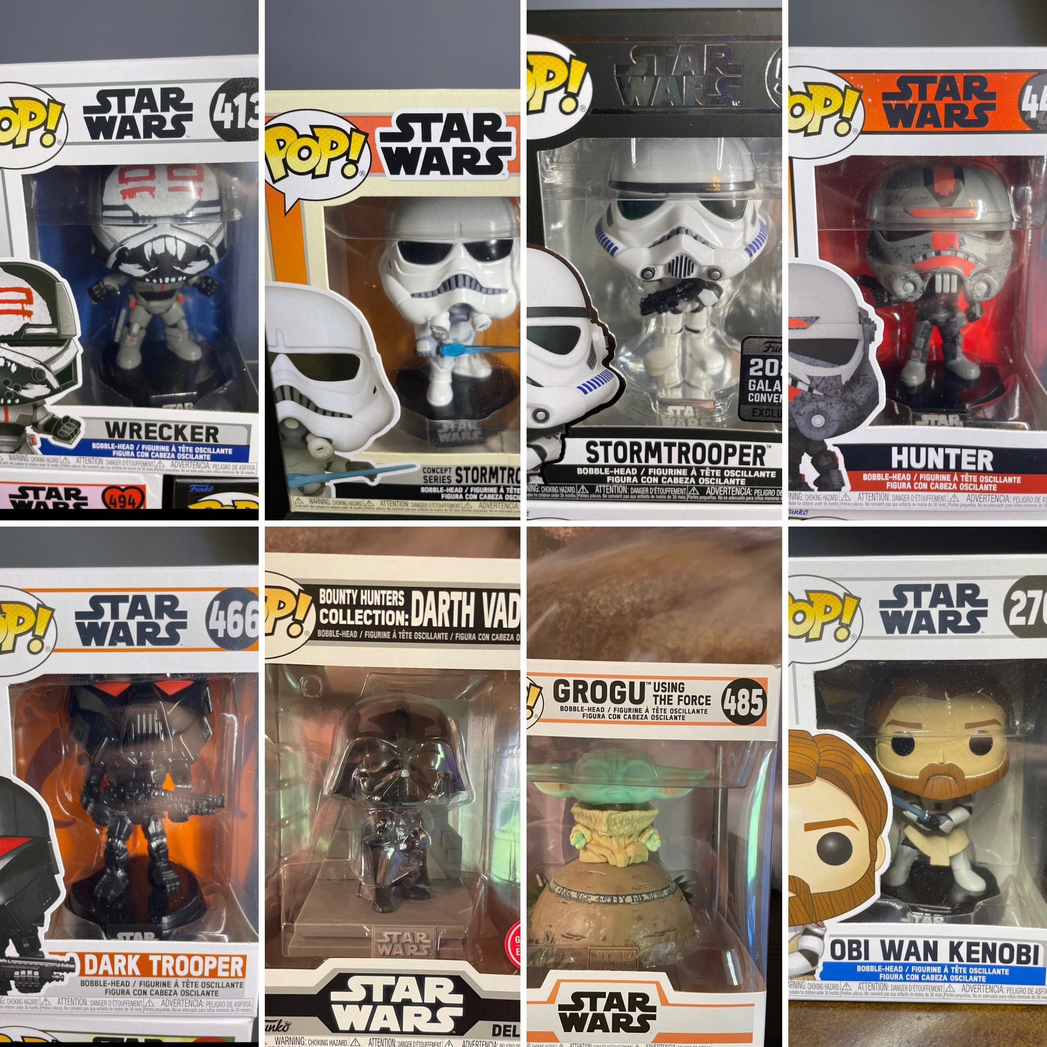 Funko Pop Lot Star Wars Buy 2 get 1 free. Pick your 3 and I will bundle here.   All proceeds go towards my cancer treatment and recovery. Thank you an
