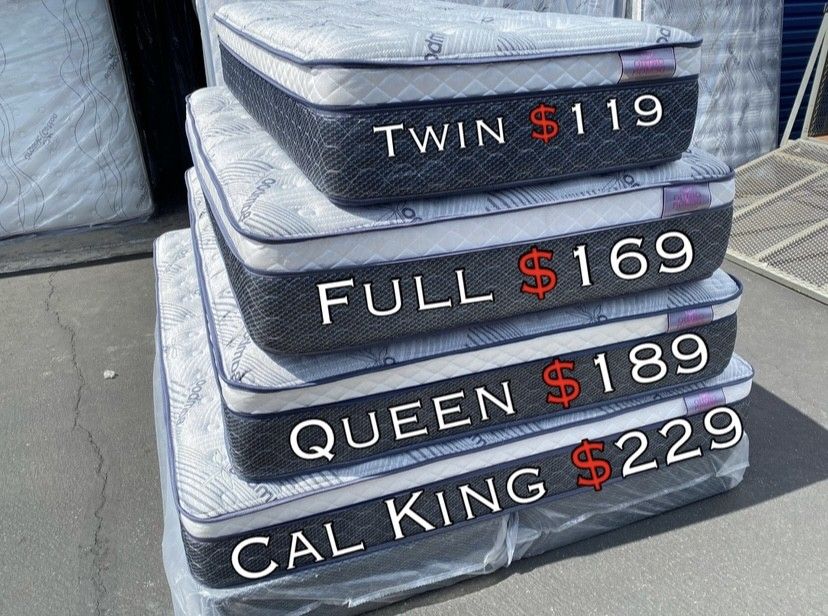 Full Bamboo Plush Comfort Europillow Top 12inch Matres!!