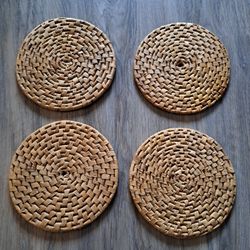 Vtg Banana Leaf Woven Pads 1970s $10ea/Discount For All