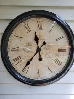 Large wall clock 24 inch