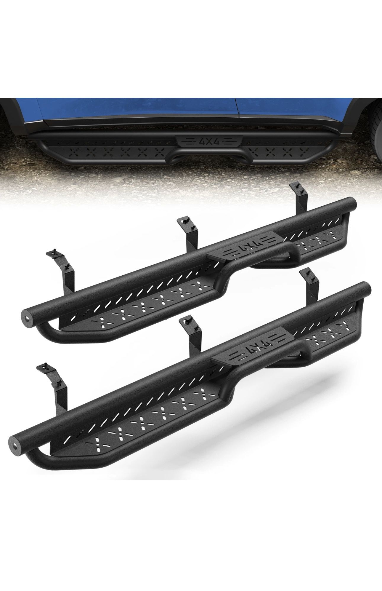 New in the box Fit For Toyota Land Cruiser Prado LC(contact info removed)–2025 Running Board Step Steel Black(C230)