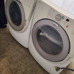 Whirlpool Duet Frontload Stackable Washer And Electric Dryer