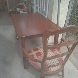Table and chairs