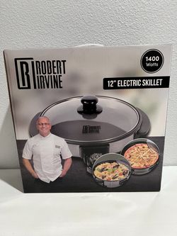 Robert Irvine 12" Electric Skillet 1400W