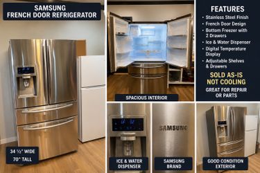 $200 OBO – Samsung French Door Refrigerator (Needs Repair)
