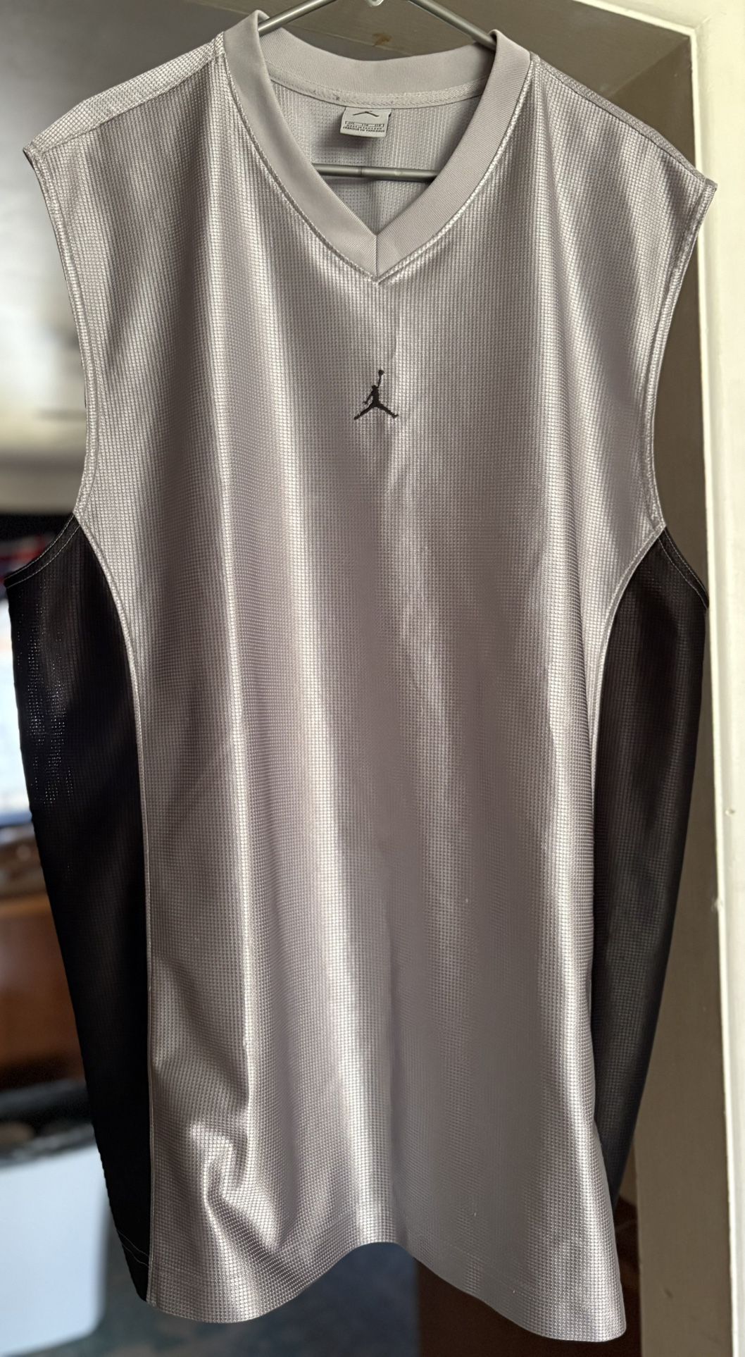  Vintage Jordan Jump Man Blk/Gry  Jersey Size XXL