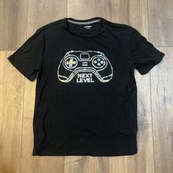 Old Navy Big Kids Black Gamer Graphic Tee (XL)
