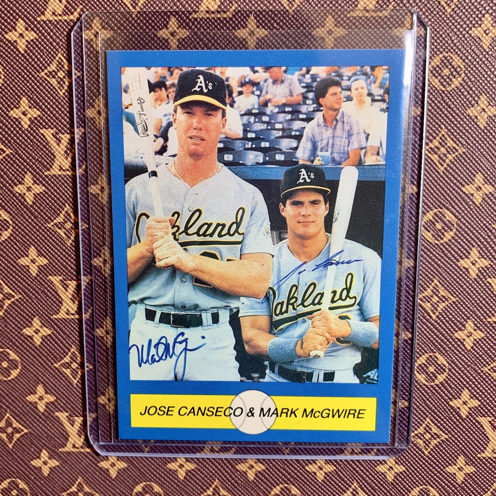 Rare Mark McGwire And Jose Canseco Baseball Card ⚾️🔥