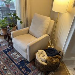 Pottery Barn Ayden Square Arm Swivel Recliner