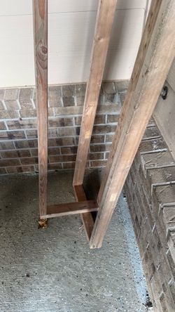 Wooden A-Frame Ladder