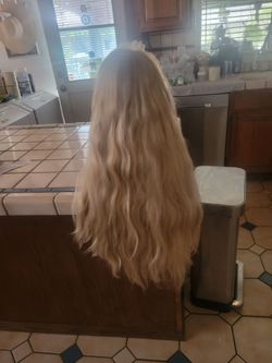 Long Blonde Wig