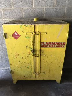Used Anti fire cabinet storage 48 x 39 inches