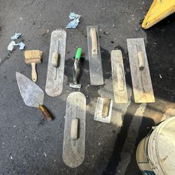Cement finishing Tools. Arramienta Para Cemento