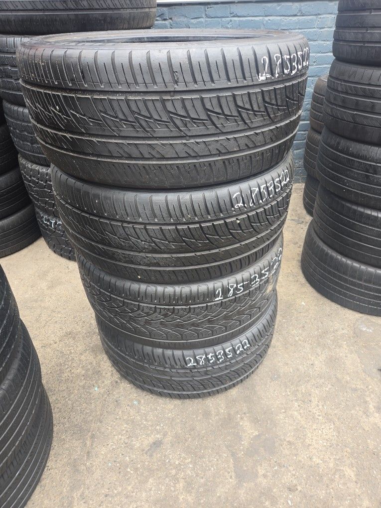 285/35/22 (4) Llantas