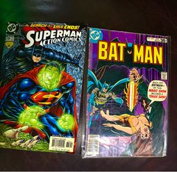 Wow 🤩!! DC Comics Lot: Superman Action Comics #766 & Batman #295 !