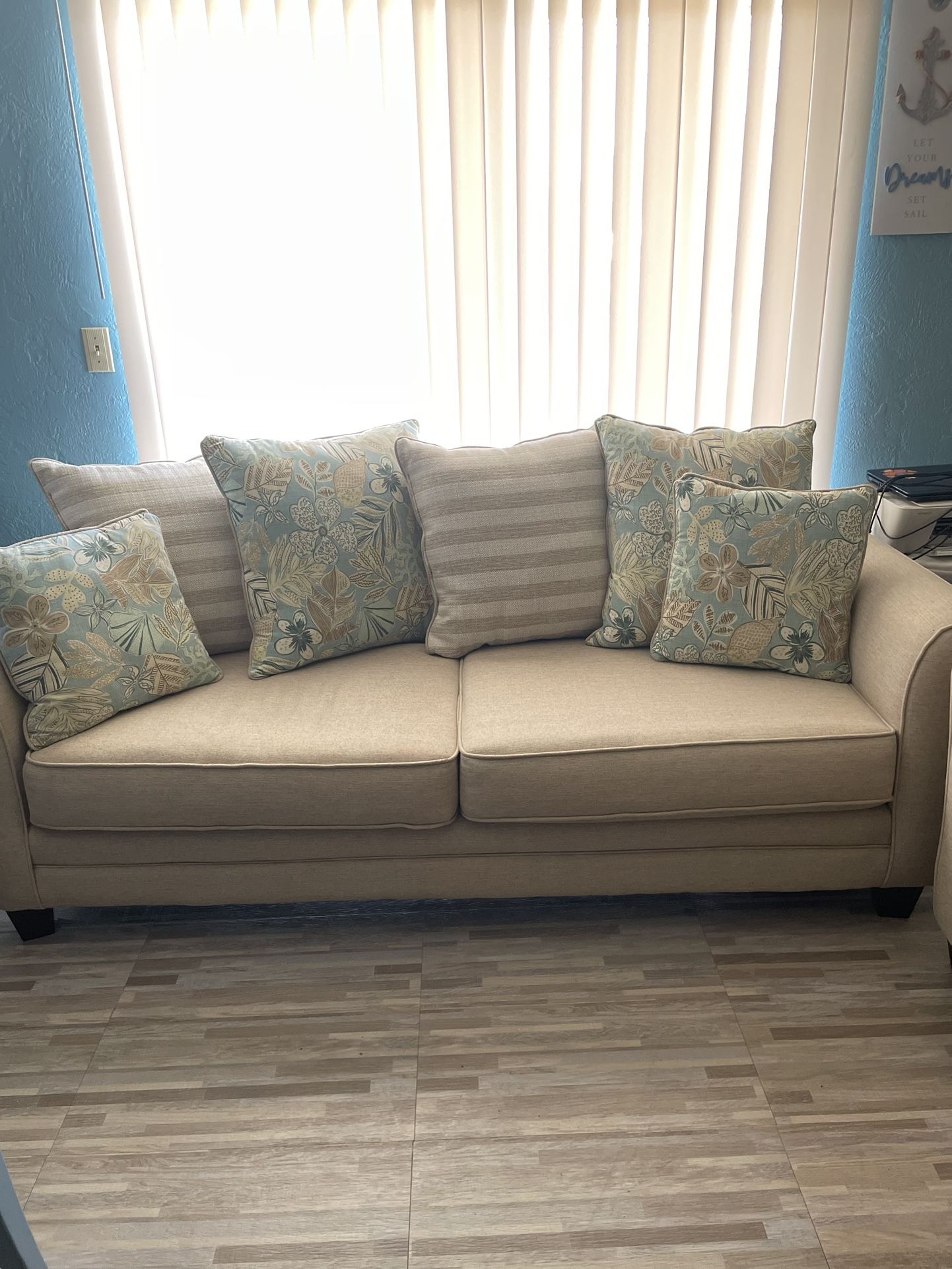Couch& Loveseat (need Gone ASAP ) Getting New Couches