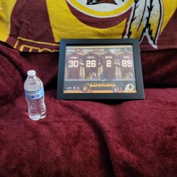 Redskins Locker Room Photo 16x13 Inch Frame