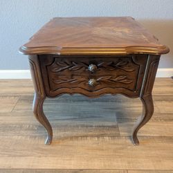 Wood End Table 