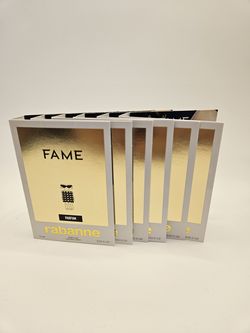 Rabanne Fame Parfum Spray 1.5ml / 0.05 Fl Oz SAMPLE VIAL ON PROMOTIONAL CARD