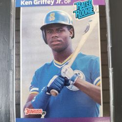 1989 Donruss Ken Griffey Jr . Rated Rookie #33 Multiple Errors 