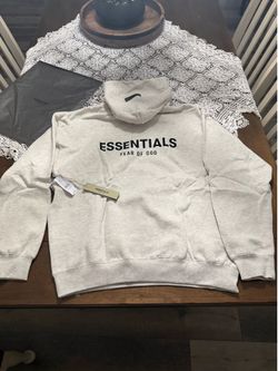 Essential hoodie light oatmeal hoodie