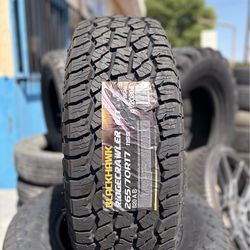 265/70/17 AT Blackhawk tires 490