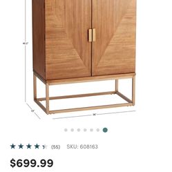 World Market Caspian Bar Cabinet 