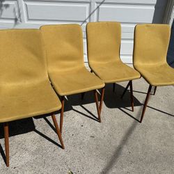 Yellow Dining Chair Set Of 4