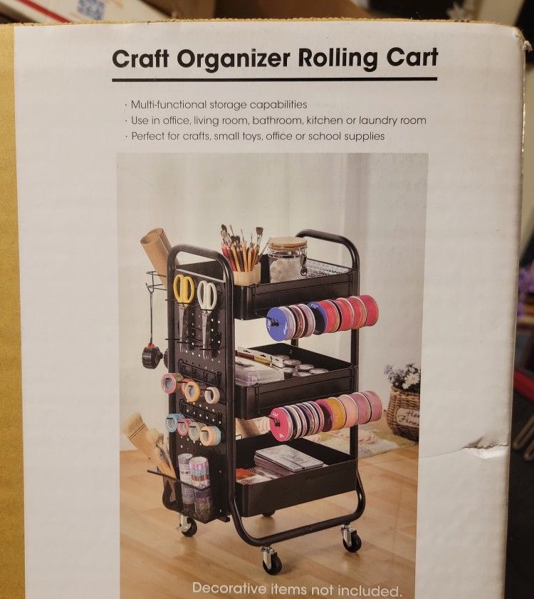 Brand New Craft City Rolling Carts