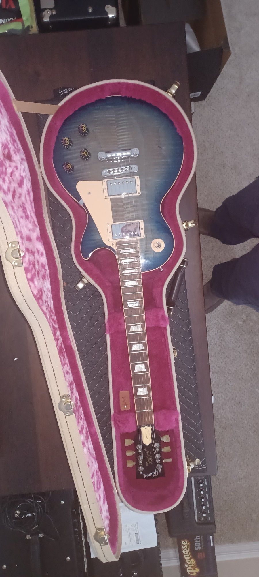 Gibson Les Paul Peace guitar.