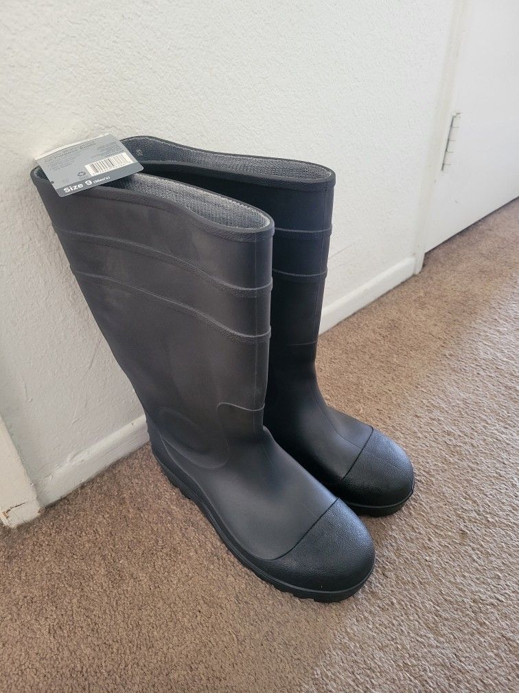 Men's Waterproof Work Boots Size 9