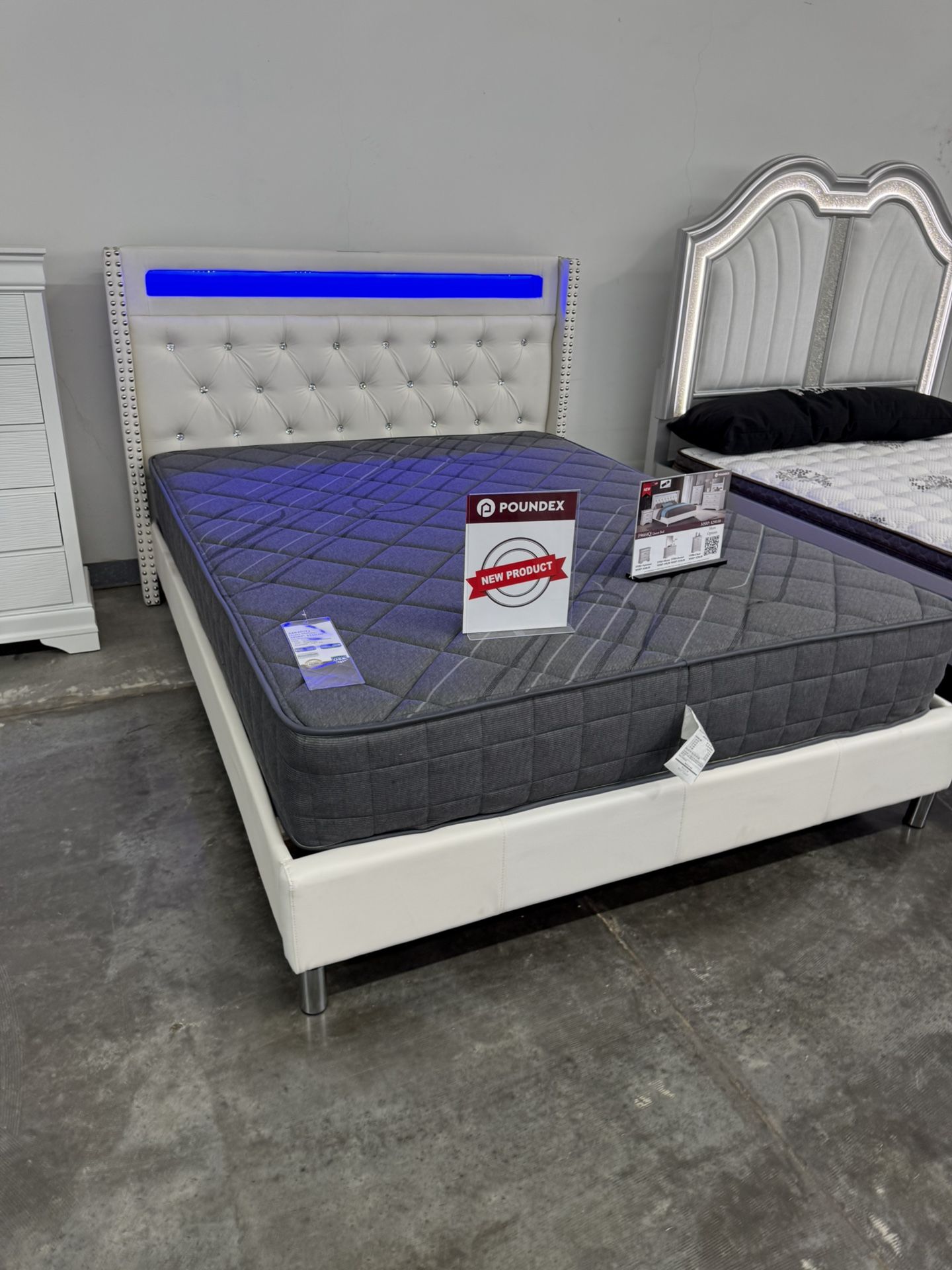New Queen Bed Frame With Mattress