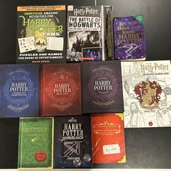 Set of Harry Potter themed Books