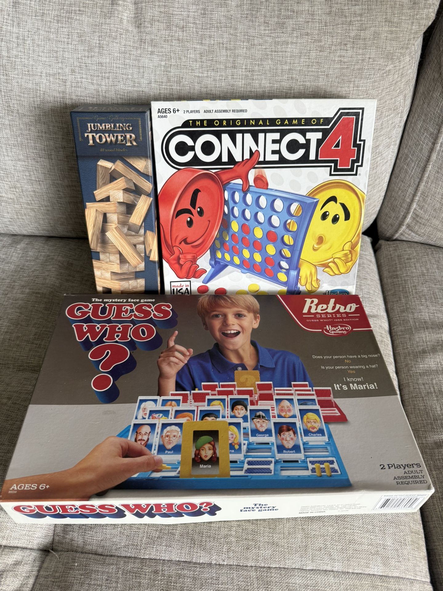 Lot Of Games Connect 4 Jenga Guess Who