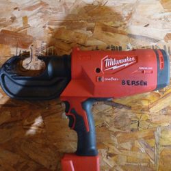 12 Ton Electrical Crimper w/ Dies