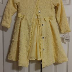 Girls Size 6 Dress With Jacket