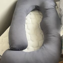 Pregnancy pillow. 